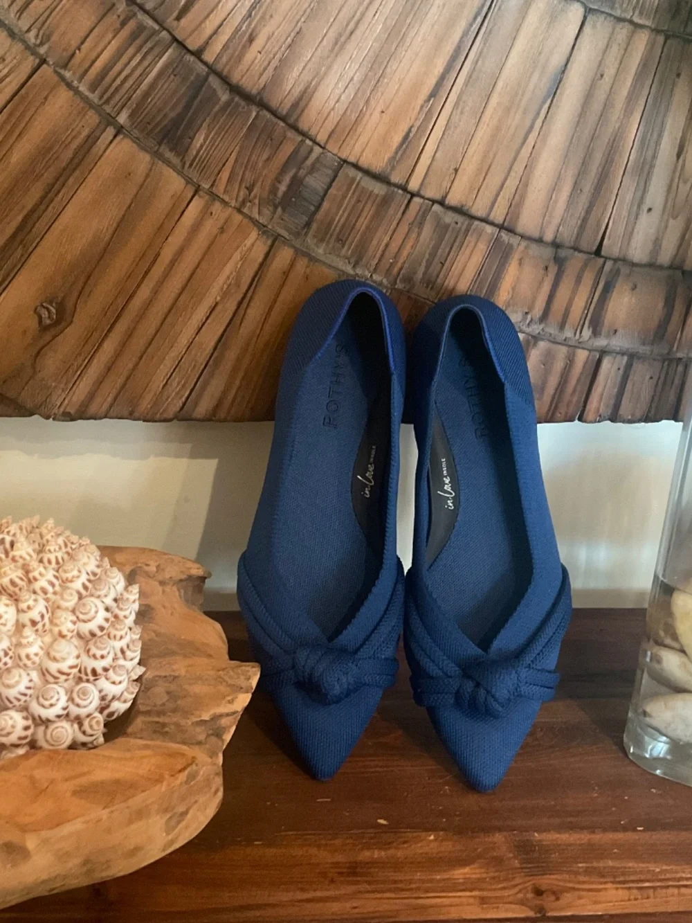 Rothy’s The Knot Point || Flats , Color Ocean Blue, Size W 9